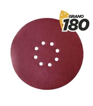 Blim Pack de 5 Lijas con Velcro para Lijadora BL0223 - Grano 180 - Formato Circular