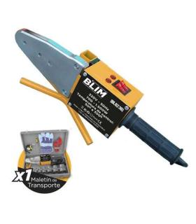 Blim Maquina de Soldar Tuberia PPR 700-1500W - Temperatura de Control 50º a 300º - Incluye Maletin de Transporte con Accesorios