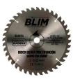 Blim Disco Corte de Madera para Sierra Multifuncion 85mm - 20 Dientes con Recubrimiento en Carburo de Tungsteno