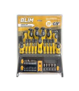Blim Juego 39 Piezas Destornilladores, Puntas y Vasos