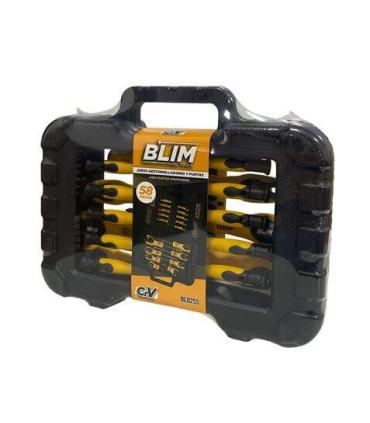 Blim Juego 58 Piezas Destornilladores y Puntas