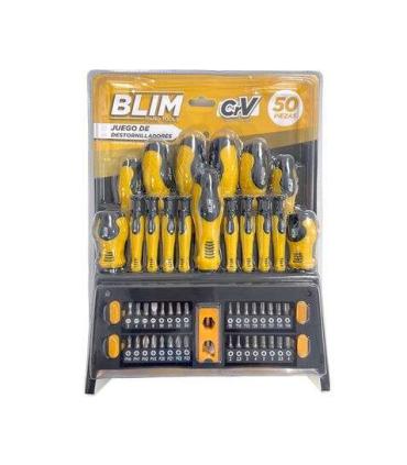 Blim Juego 50 Piezas Destornilladores y Puntas