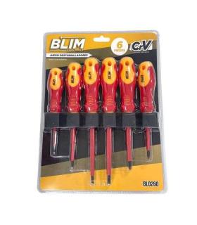 Blim Juego 6 Piezas Destornilladores - 1.000V - Con Soporte