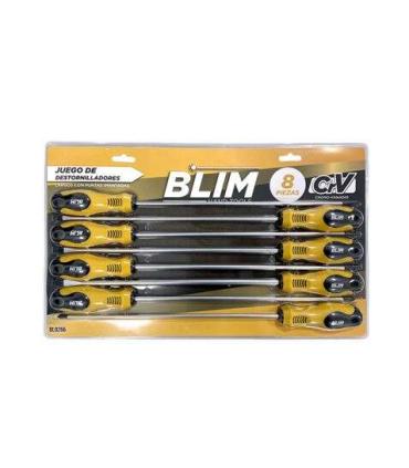 Blim Juego 8 Piezas Destornilladores Largos