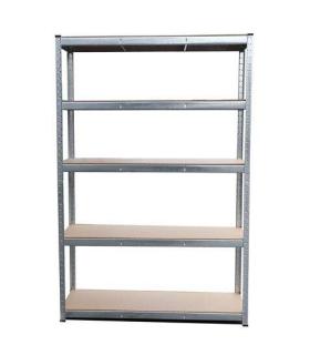 Blim Estanteria Galvanizada 5 Baldas Ajustables - Medidas 180x90x45cm - Peso Max. 265kg por Balda