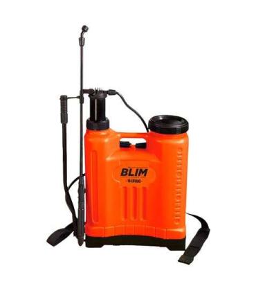 Blim Sulfatadora de Espalda Manual 16L - Bomba con Presion hasta 4 bar - Boquilla Regulable - Diseño Tipo Mochila