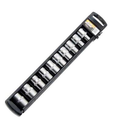 Blim Juego de Llaves de Vaso - Medida: 10, 11, 12, 13, 14, 15, 16, 17, 18, 19mm - Tamaño 1/2" - Alta Resistencia - Color Negro