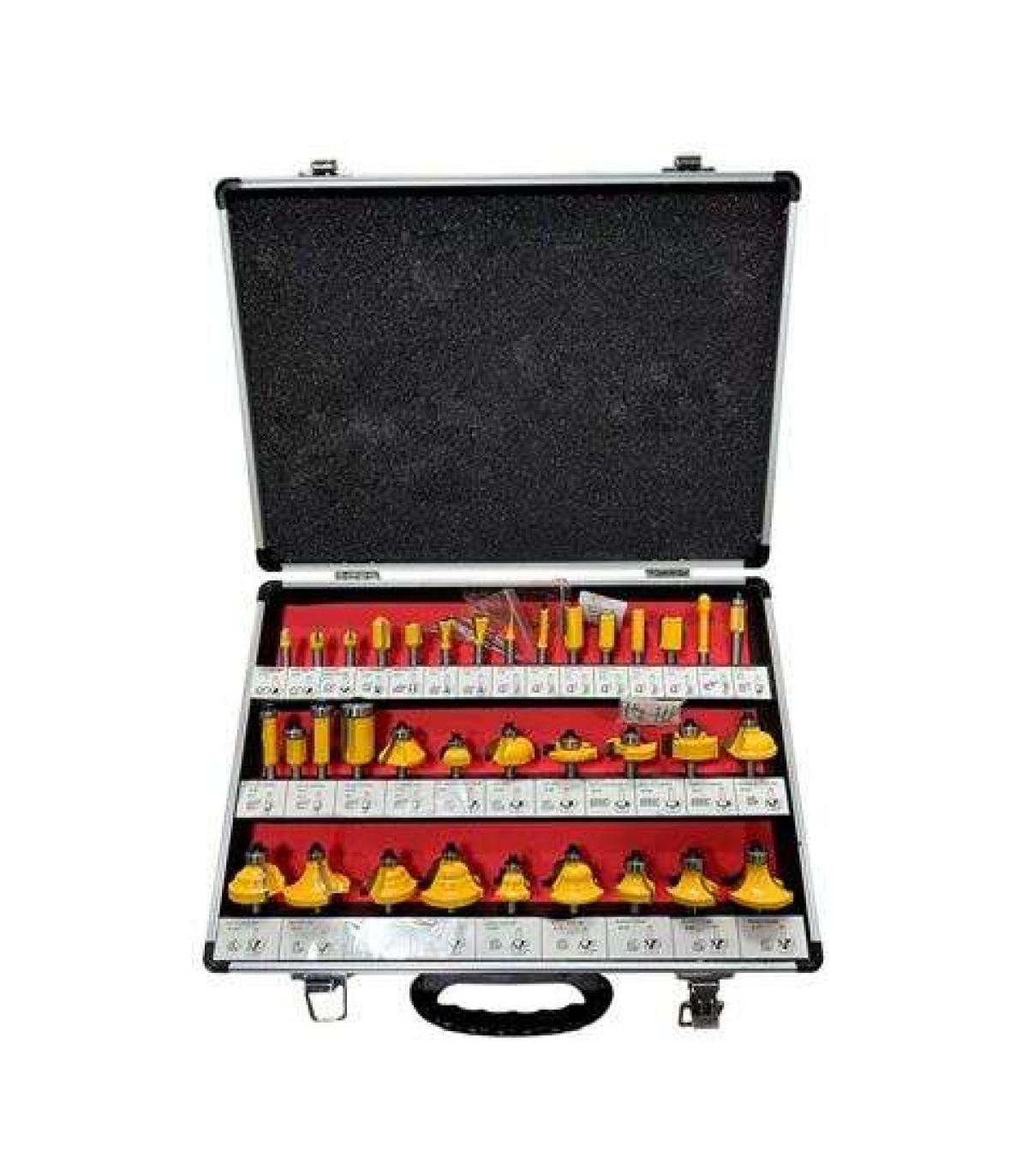 Blim Juego 35 Pcs Fresas 6mm para Madera