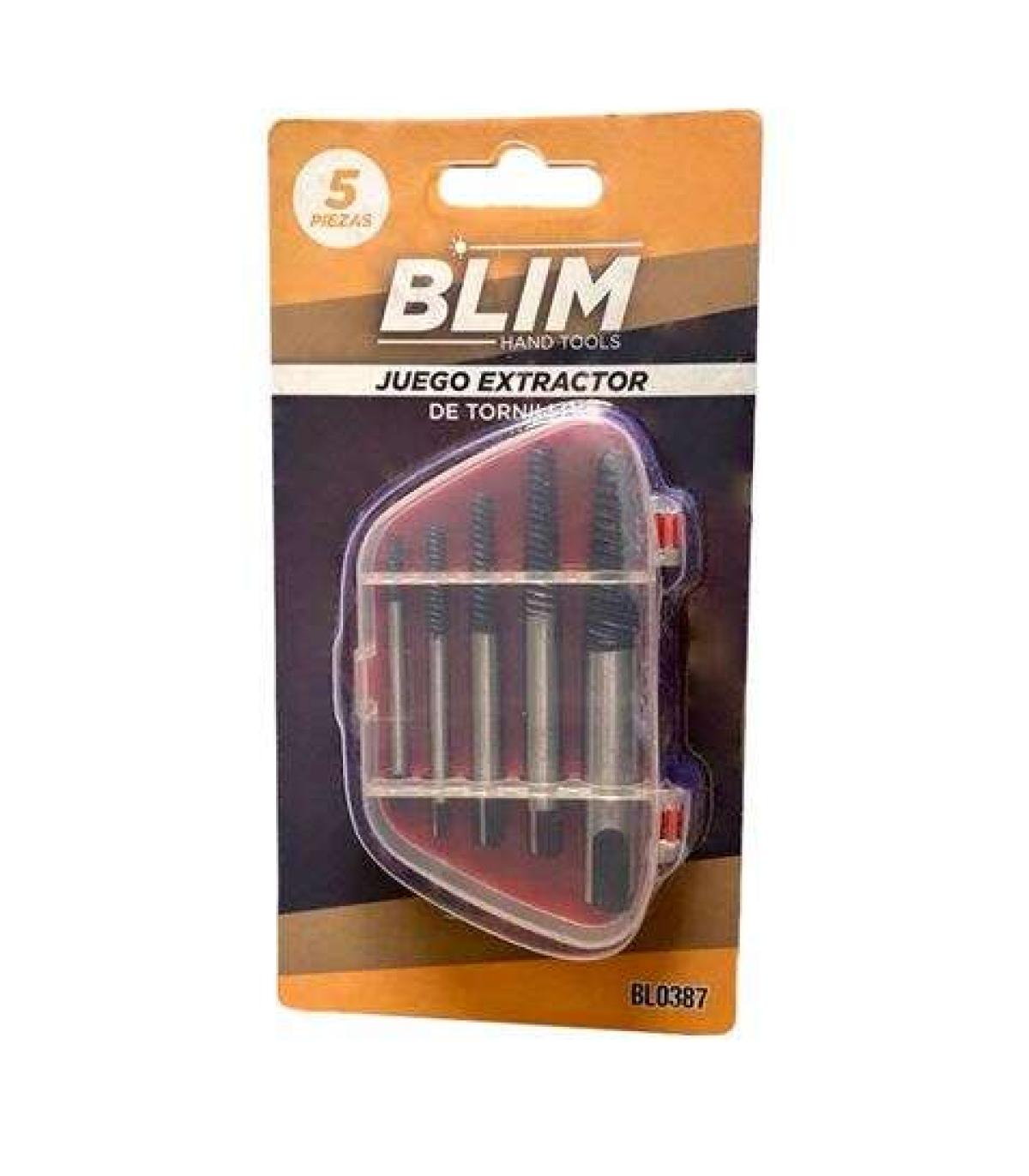 Blim Juego Extractor de Tornillos 5 Pcs