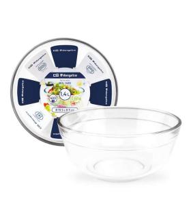 Orbegozo Serie BOL Juego de Boles de Vidrio Ultrarresistentes - Versatiles y Duraderos - Capacidad de 1.4 / 2.3 / 3.5L - Apto..