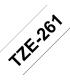 Brother TZe261 Cinta Laminada Generica de Etiquetas - Texto negro sobre fondo blanco - Ancho 36mm x 8 metros