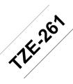 Brother TZe261 Cinta Laminada Generica de Etiquetas - Texto negro sobre fondo blanco - Ancho 36mm x 8 metros
