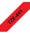 Brother TZe441 Cinta Laminada Generica de Etiquetas - Texto negro sobre fondo rojo - Ancho 18mm x 8 metros