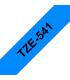 Brother TZe541 Cinta Laminada Generica de Etiquetas - Texto negro sobre fondo azul - Ancho 18mm x 8 metros