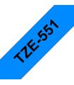 Brother TZe551 Cinta Laminada Generica de Etiquetas - Texto negro sobre fondo azul - Ancho 24mm x 8 metros