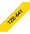 Brother TZe641 Cinta Laminada Generica de Etiquetas - Texto negro sobre fondo amarillo - Ancho 18mm x 8 metros