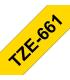 Brother TZe661 Cinta Laminada Generica de Etiquetas - Texto negro sobre fondo amarillo - Ancho 36mm x 8 metros