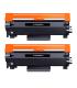 Brother TN2420/TN2410 Negro Pack de 2 Cartuchos de Toner Genericos