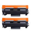 Brother TN2420/TN2410 Negro Pack de 2 Cartuchos de Toner Genericos