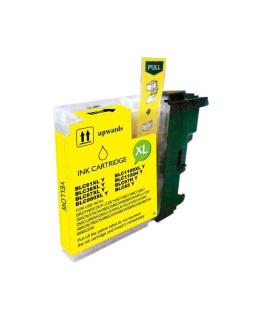 BULK - Brother LC980XL/LC1100XL/LC985XL Amarillo Cartucho de Tinta Generico - Reemplaza LC980Y/LC1100Y/LC985Y Pack de 50