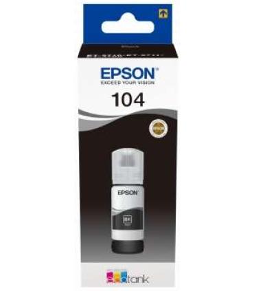 Epson 104 Negro Botella de Tinta Original - C13T00P140