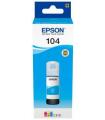 Epson 104 Cyan Botella de Tinta Original - C13T00P240