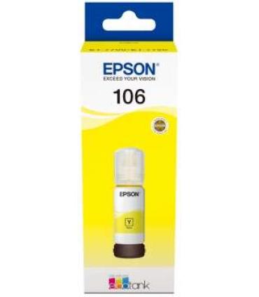 Epson 106 Amarillo Botella de Tinta Original - C13T00R440