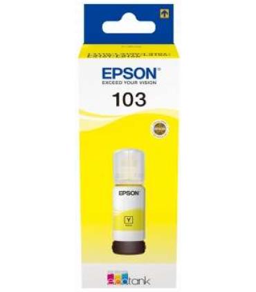 Epson 103 Amarillo Botella de Tinta Original - C13T00S44A10
