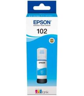 Epson 102 Cyan Botella de Tinta Original - C13T03R240