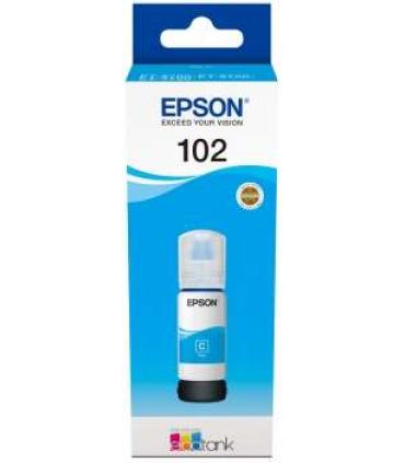 Epson 102 Cyan Botella de Tinta Original - C13T03R240