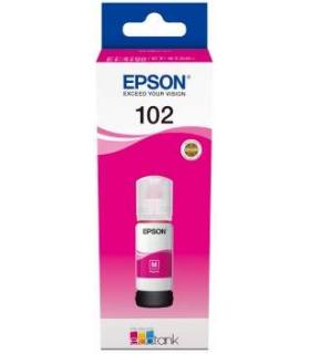 Epson 102 Magenta Botella de Tinta Original - C13T03R340