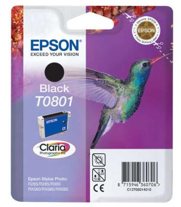 Epson T0801 Negro Cartucho de Tinta Original - C13T08014011