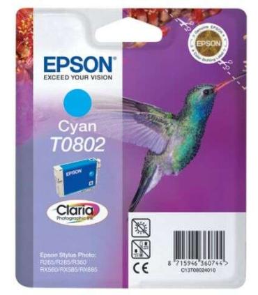 Epson T0802 Cyan Cartucho de Tinta Original - C13T08024011