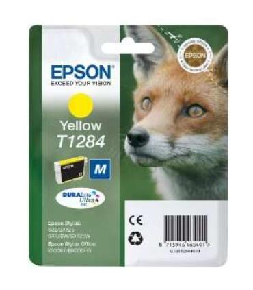 Epson T1284 Amarillo Cartucho de Tinta Original - C13T12844012