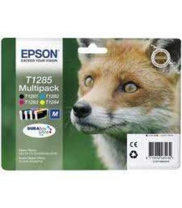Epson T1285 Pack de 4 Cartuchos de Tinta Originales - C13T12854012