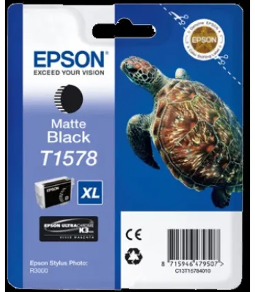 Epson T1578 Negro Mate Cartucho de Tinta Original - C13T15784010