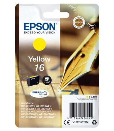 Epson T1624 Amarillo Cartucho de Tinta Original - C13T16244012
