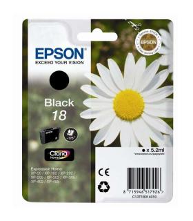 Epson T1801 (18) Negro Cartucho de Tinta Original - C13T18014012