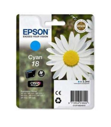 Epson T1802 (18) Cyan Cartucho de Tinta Original - C13T18024012