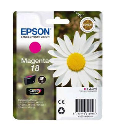 Epson T1803 (18) Magenta Cartucho de Tinta Original - C13T18034012