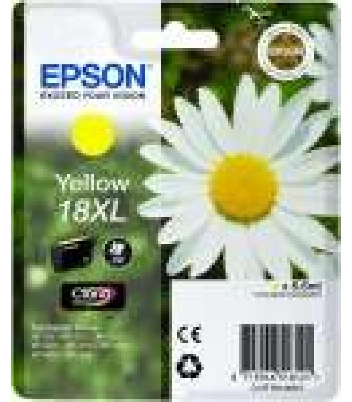 Epson T1814 (18XL) Amarillo Cartucho de Tinta Original - C13T18144012