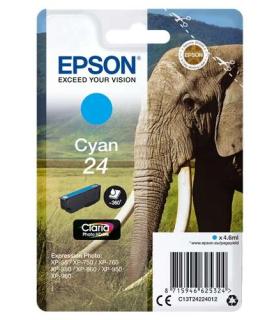 Epson T2422 (24) Cyan Cartucho de Tinta Original - C13T24224012