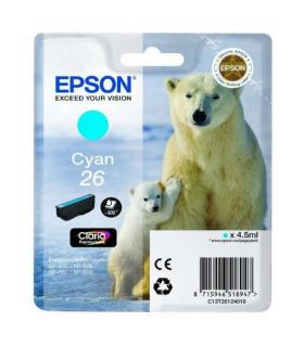 Epson T2612 (26) Cyan Cartucho de Tinta Original - C13T26124012