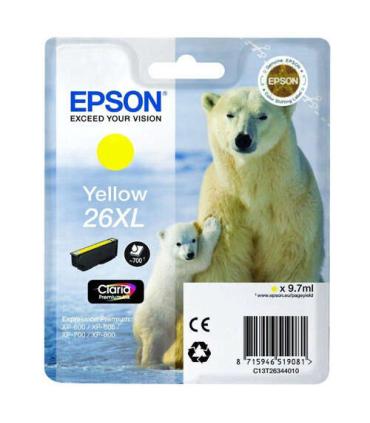 Epson T2634 (26XL) Amarillo Cartucho de Tinta Original - C13T26344012