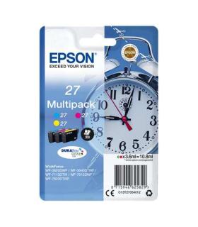 Epson T2705 (27) Pack de 3 Cartuchos de Tinta Originales - C13T27054012