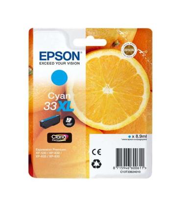 Epson T3362 (33XL) Cyan Cartucho de Tinta Original - C13T33624012