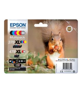 Epson 378XL/478XL Pack de 6 Cartuchos de Tinta Originales - C13T379D4010