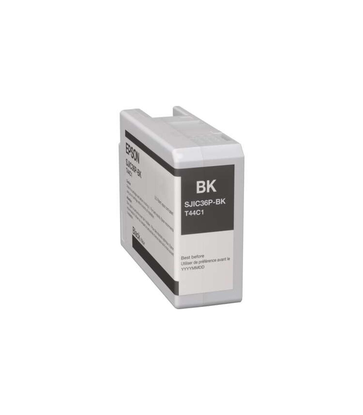 Epson SJIC36P Negro Cartucho de Tinta Original - C13T44C140/SJIC36P(K