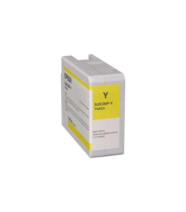 Epson SJIC36P Amarillo Cartucho de Tinta Original - C13T44C440/SJIC36P(Y