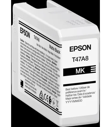 Epson T47A8 Negro Mate Cartucho de Tinta Original - C13T47A800